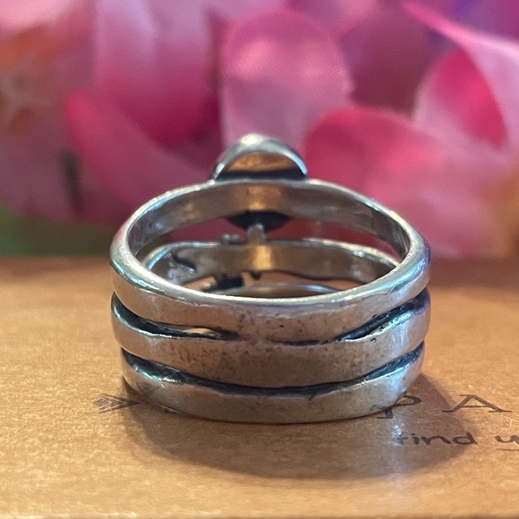 Silpada R1278 Flower and Swirl Smoky Quartz Ring SIZE 7 - Picture 12 of 16